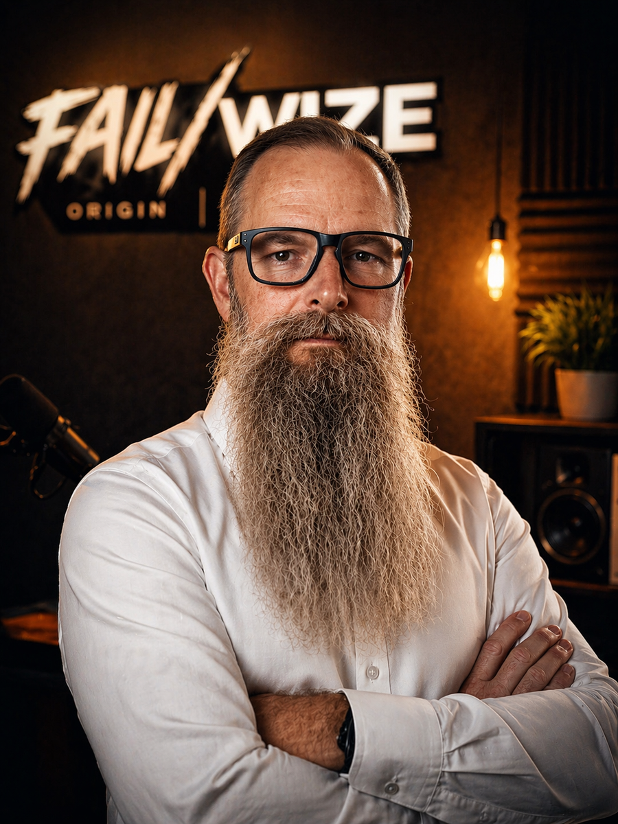 Stefan R. Müller — Unternehmer, Ehemann, Vater. Gründer von FAIL/WIZE, Magdeburg.